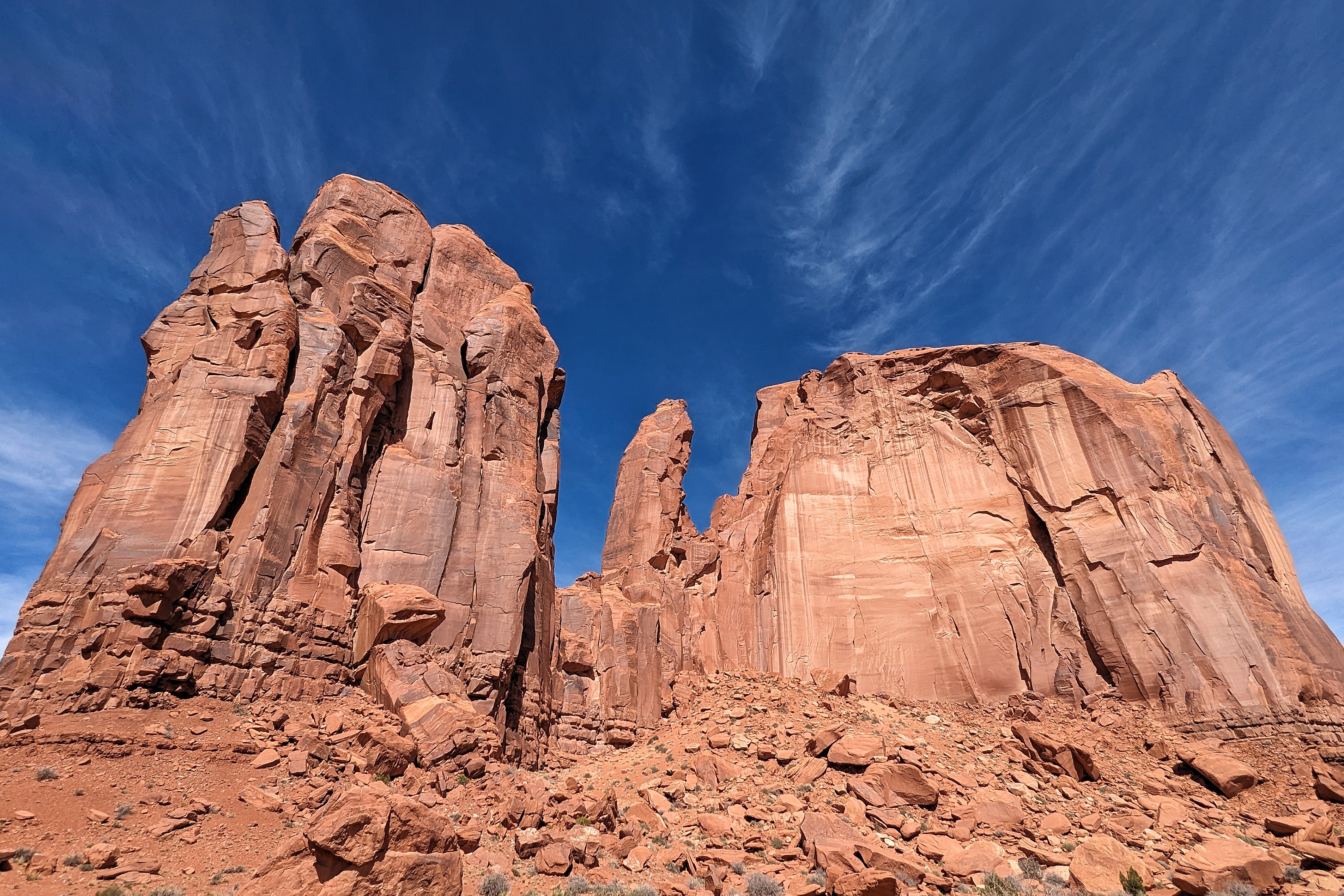 Piste rouge à Monument Valley